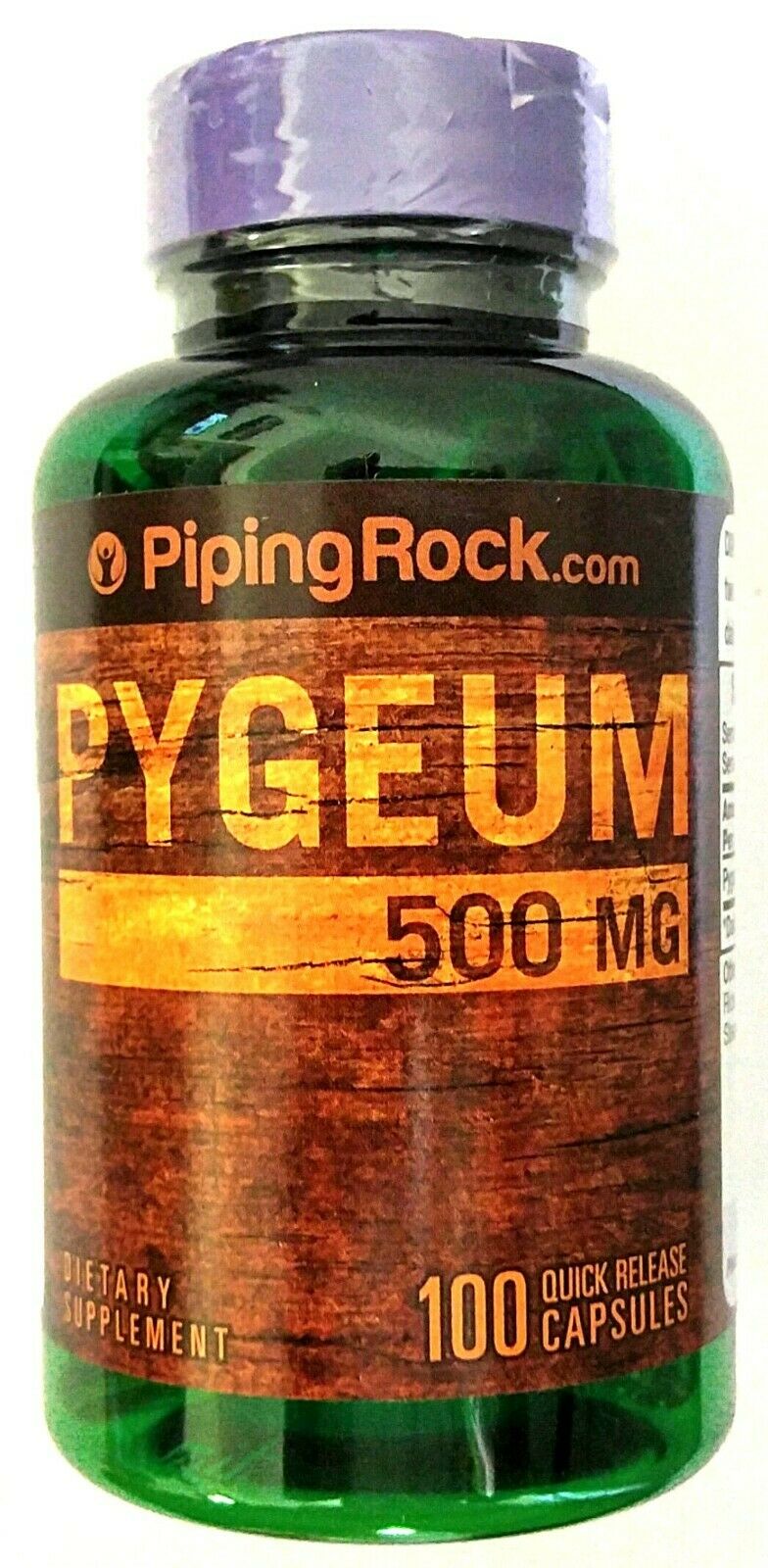 500mg Pygeum Africanum Bark 100 Capsules Dietary Herbal Supplement Pills