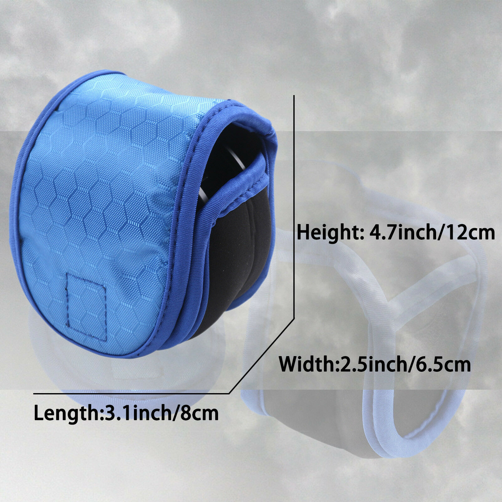 Maxcatch Fly Fishing Reel Pouch, Neoprene Conventional Fishing Reel Cover/Case