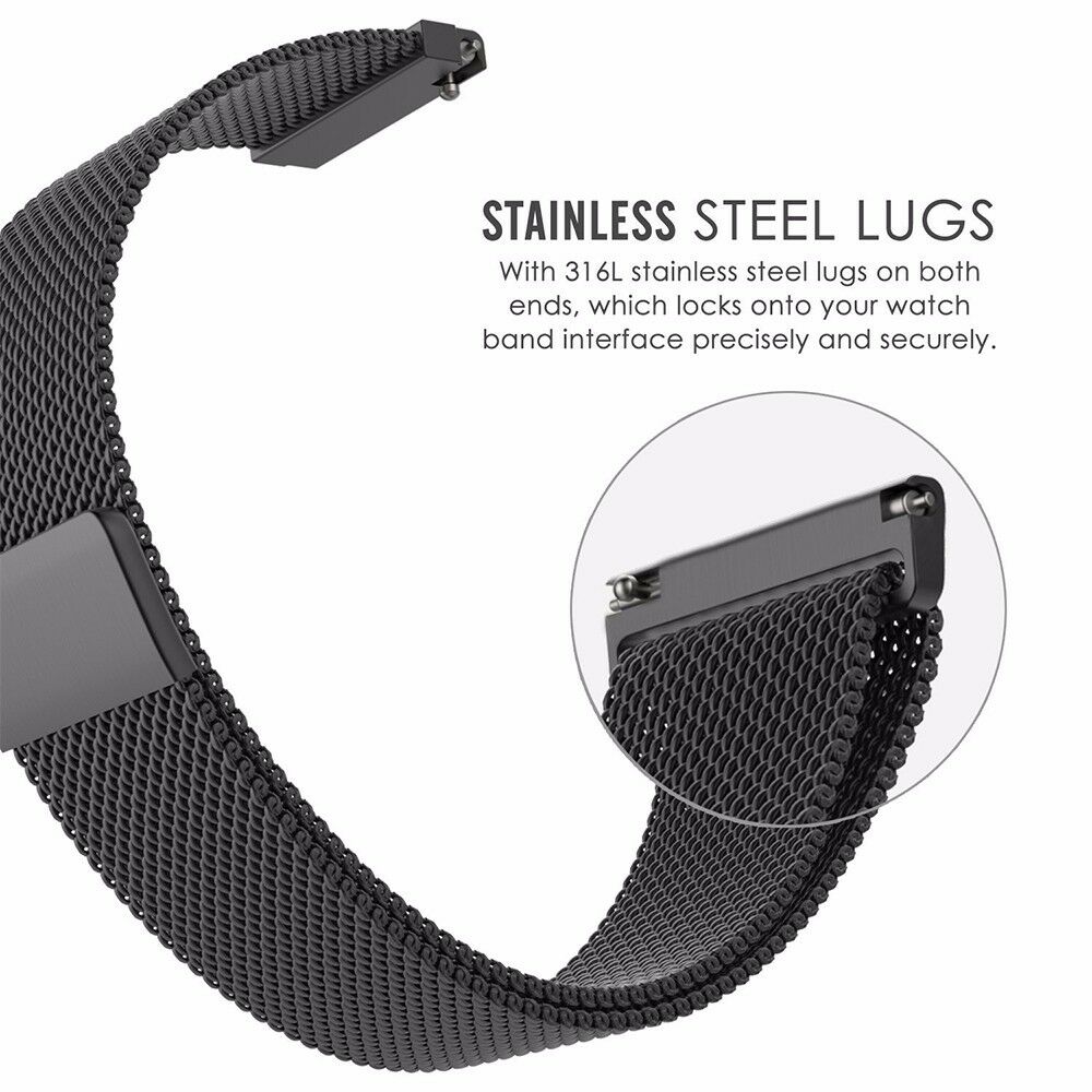 Milanese Loop Steel Watch Strap Band For Samsung Gear S2 / S3 Classic Frontier