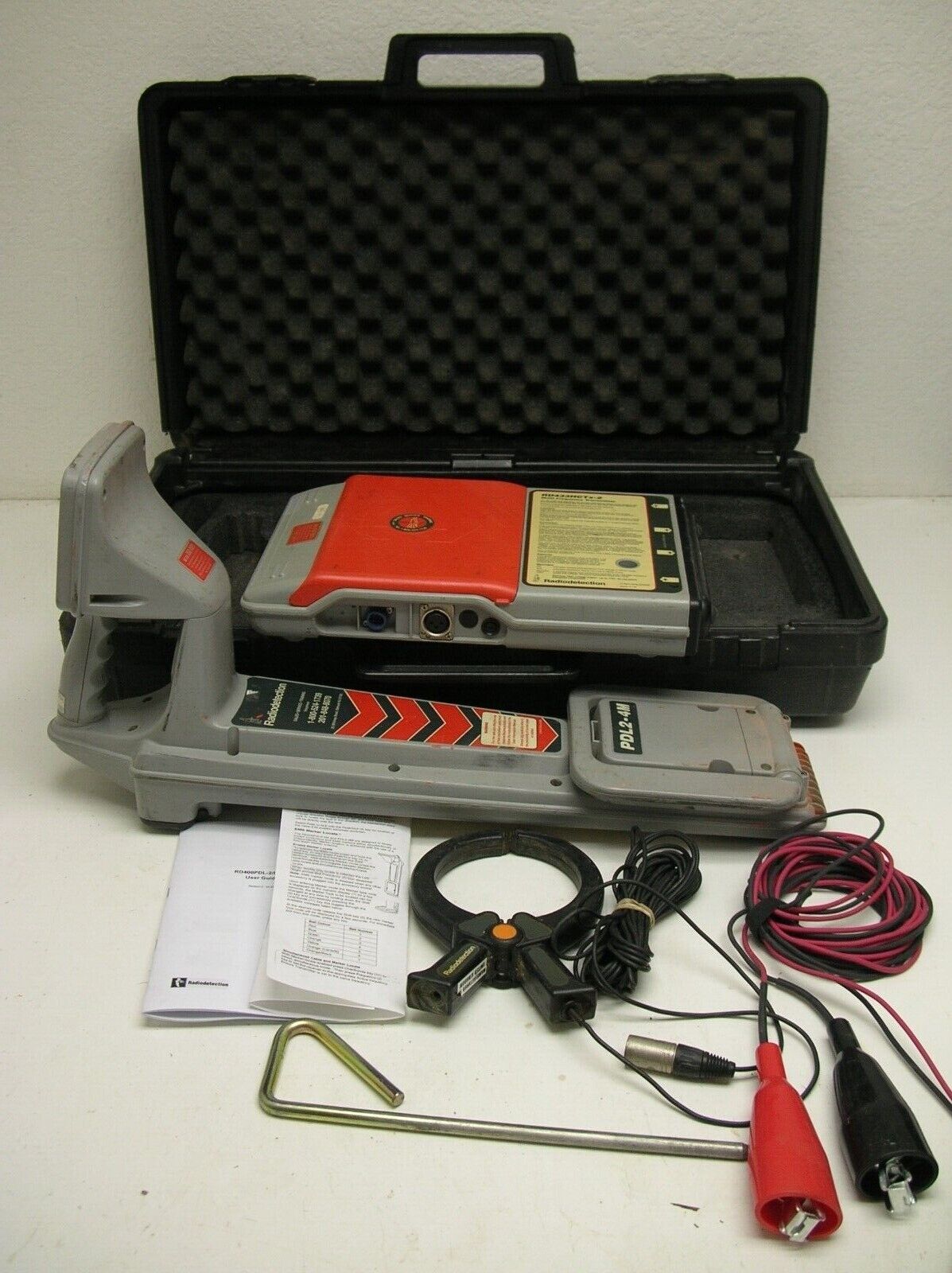 Radiodetection Rd400pdl Ems 433 Hctx  Cable Pipe Locator Subsite Dynatel 7000