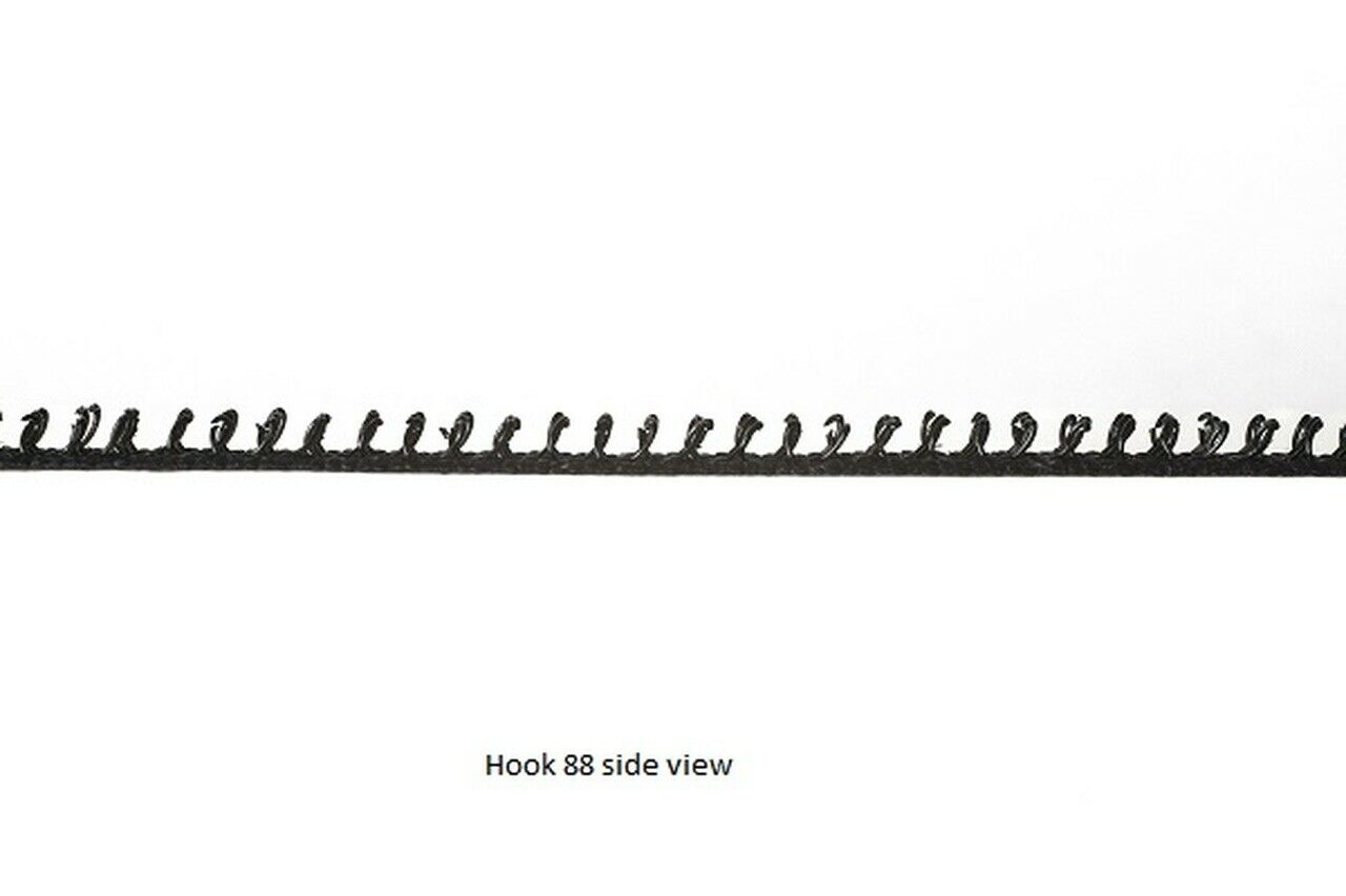 Velcro® Brand 2" Inch Wide Black Hook and Loop Set - Sew-On Type - 2 FEET (24")