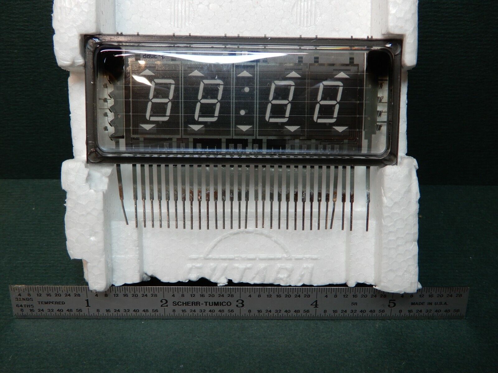 Futaba Vacuum Fluorescent Display Clock 5-lt-43b1 Nos