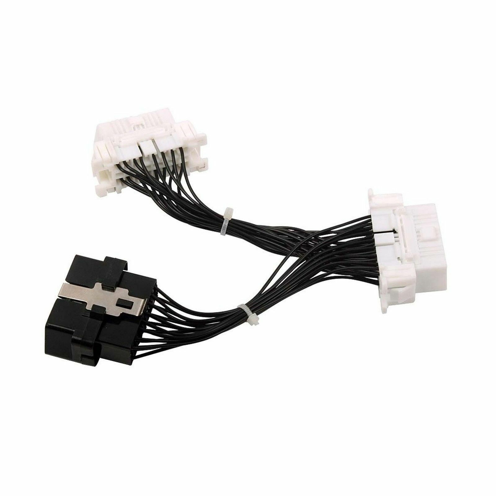 OBD2 II Y SPLITTER CABLE HARNESS 16 PIN MALE TO DUAL 2 FEMALES ADAPTER EXTENSION