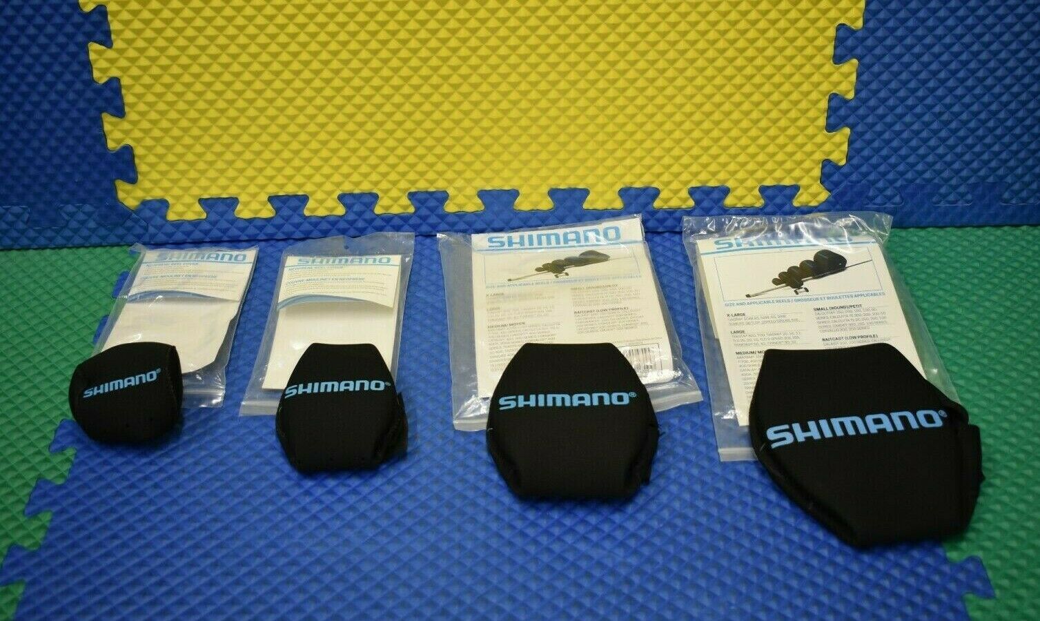 Shimano Neoprene Round Reel Covers Anrc Sm, Med, Lg, Xl  Choose Your Size!