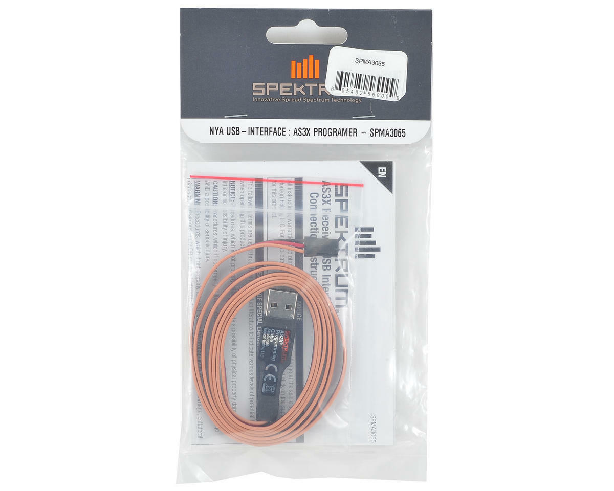 Spektrum TX Transmitter / RX Receiver USB Interface Programming Cable SPMA3065