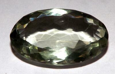 16.40 Cts Prasiolite Green Amethyst 24 X 15 Mm Oval  Natural Gemstone #egam718