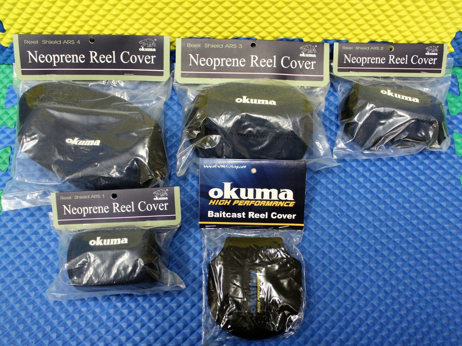 Okuma Reel Shield Neoprene Reel Covers Waterproof #ars Choose Size!!