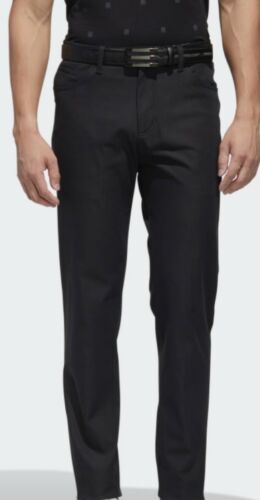 New! Adidas Adipure 5-pocket Golf Pants- Black- Multiple Sizes