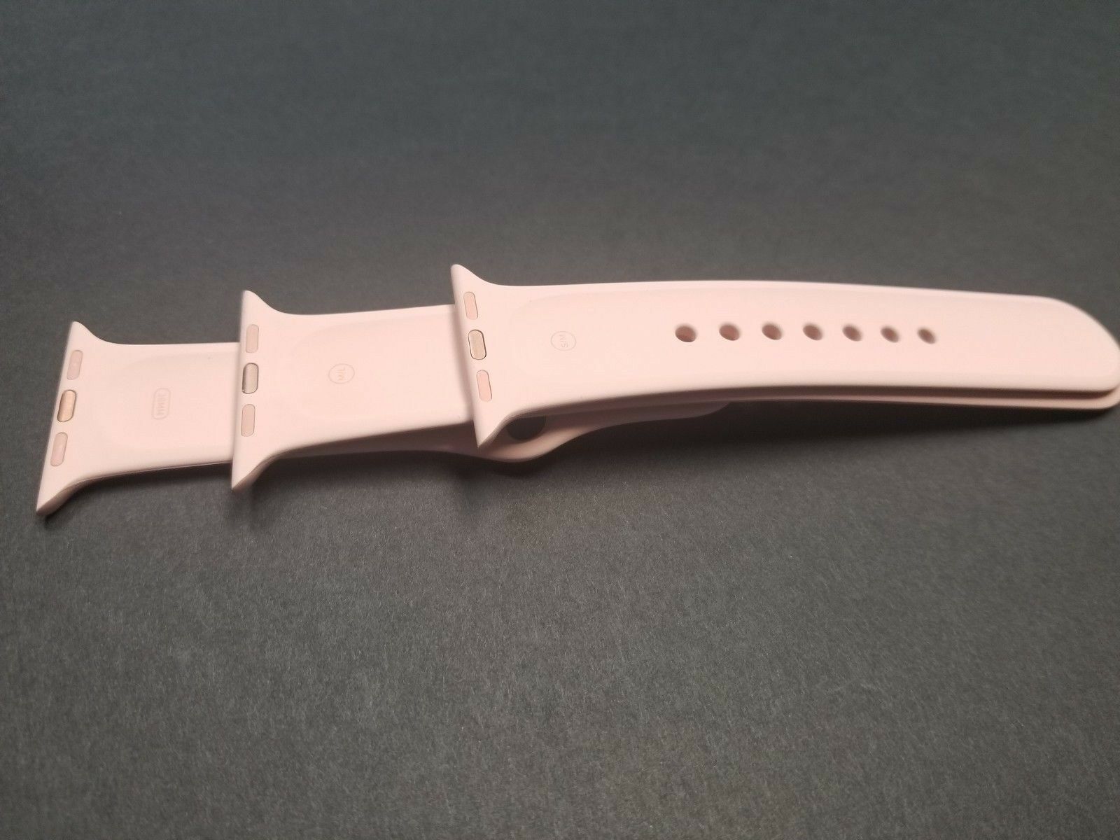 Apple 38mm Pink Sand Sport Band S/M & M/L For Apple Watch Series 1/2/3 OEM