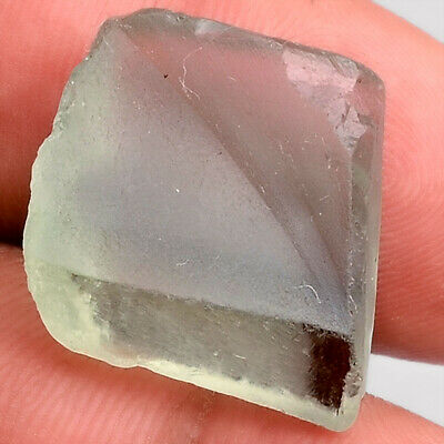 25Ct Medium Prasiolite(Green Amethyst) Rough 22x24x10mm Loose Gemstone RGAM01048