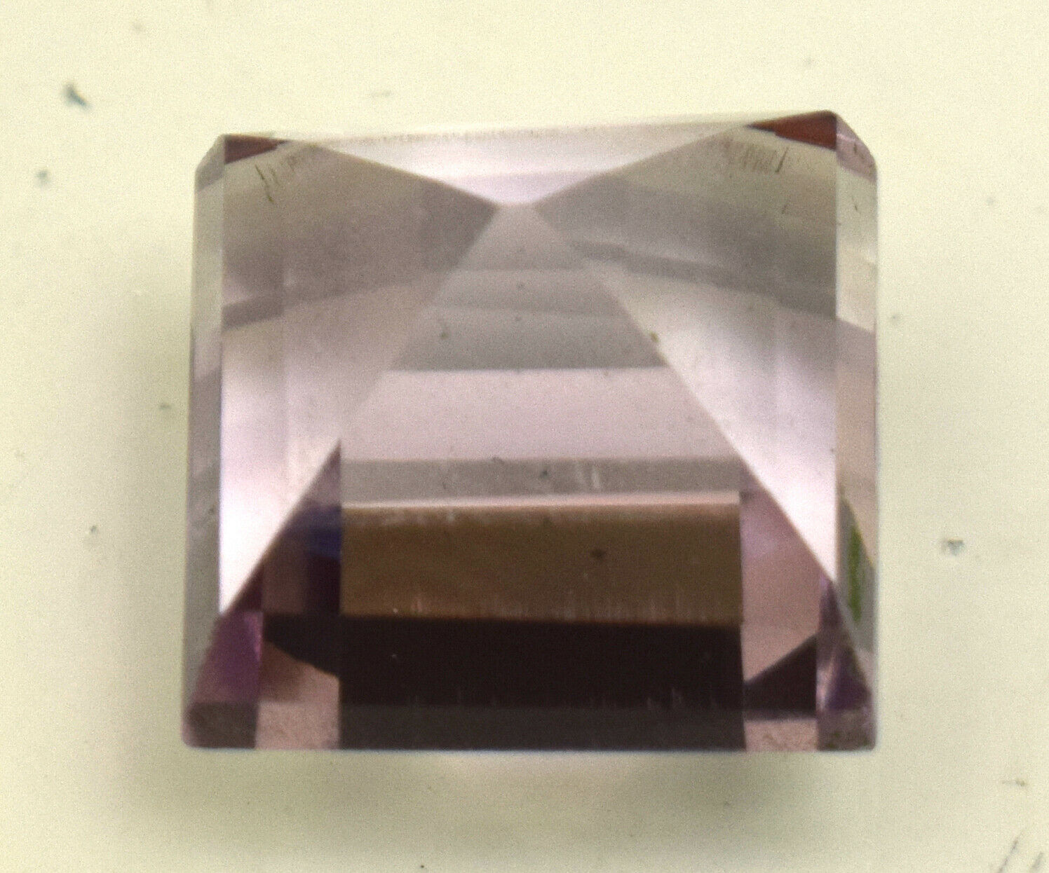 100% Natural Pink Amethyst Certified Square Cut 12.10 Ct Loose Gemstone Ring Use