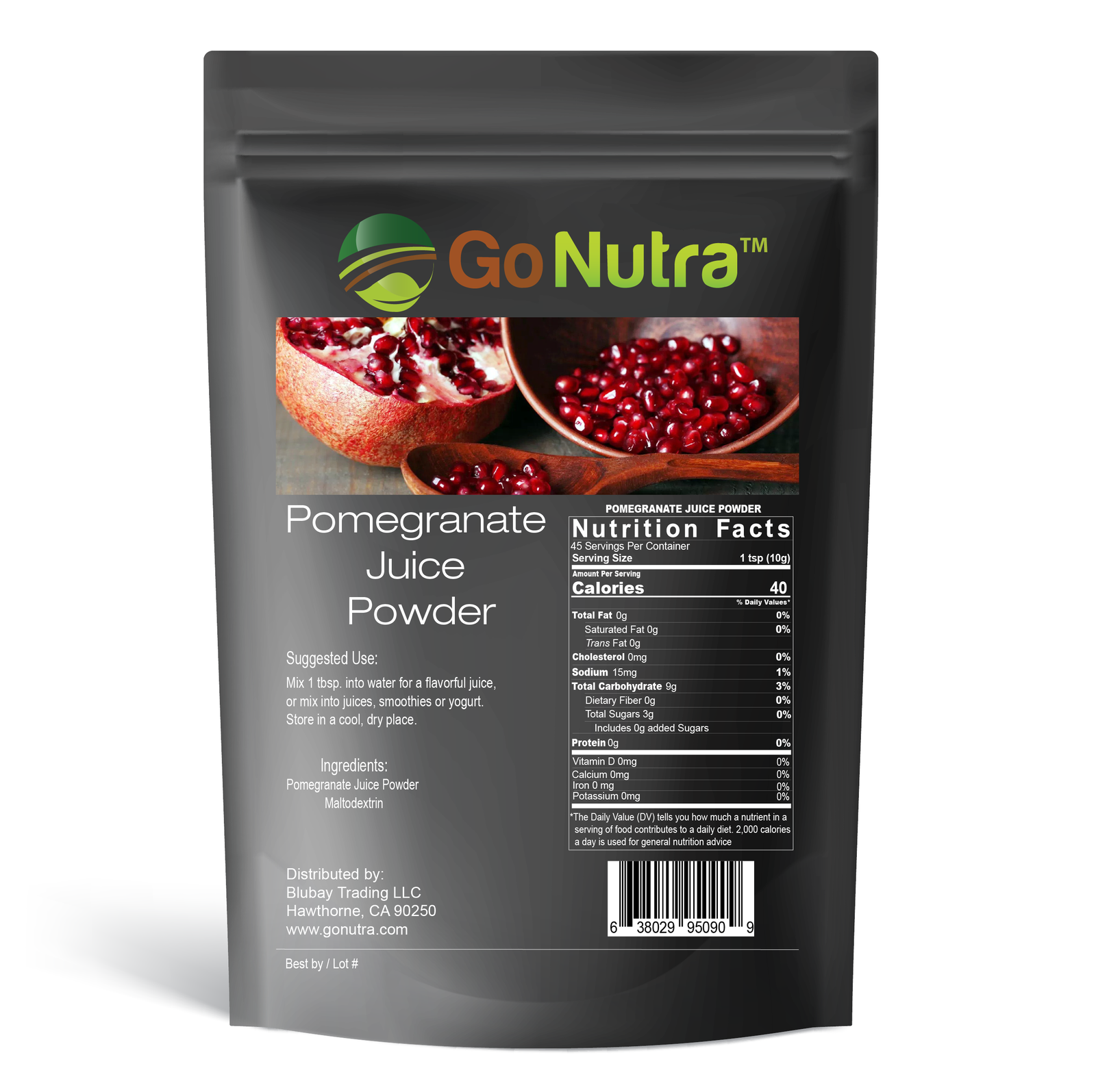 Pomegranate Juice Powder 1 Lb | Go Nutra