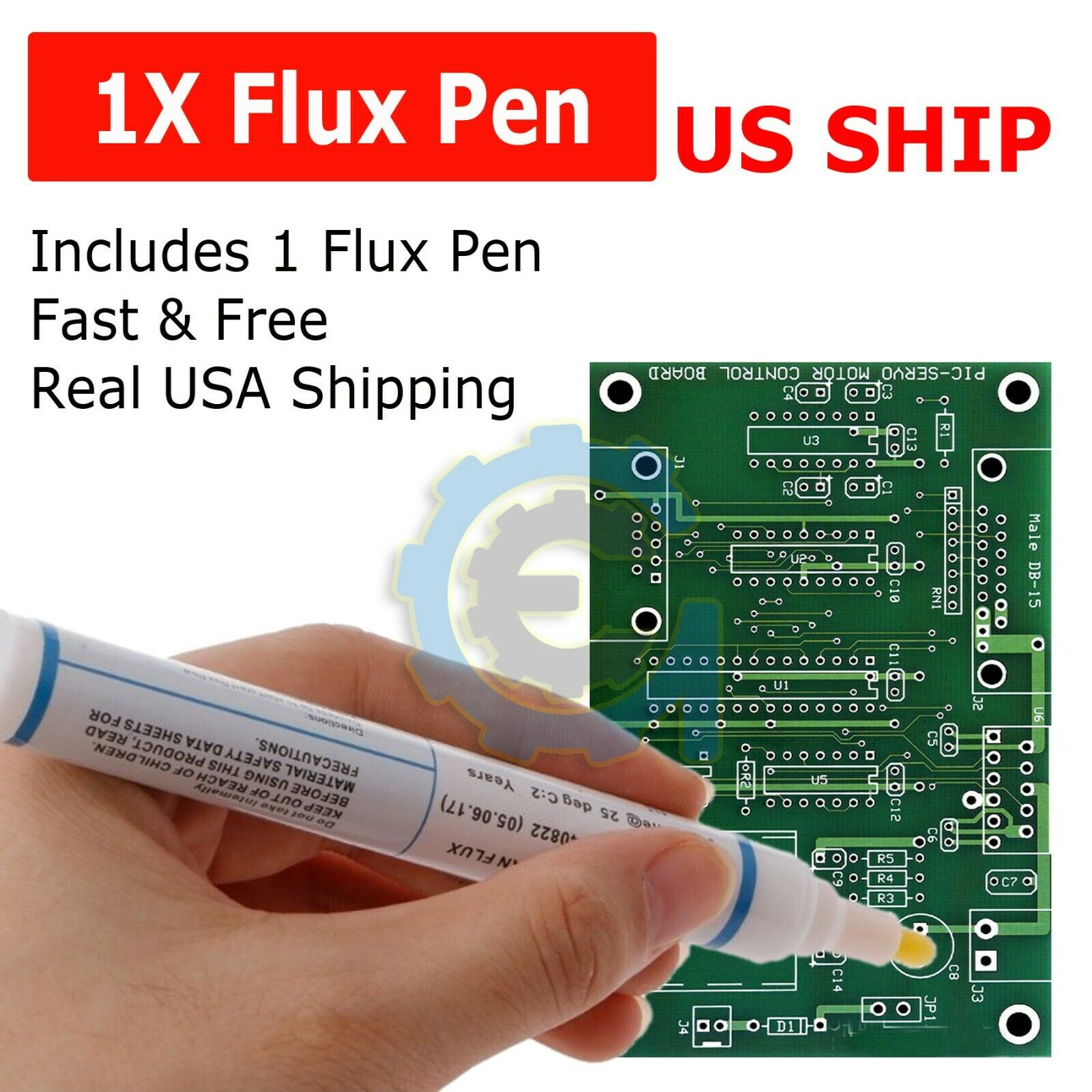 951 Soldering Flux Pen Low Solids No Clean 10ml For Pcb & Solar Cells Us