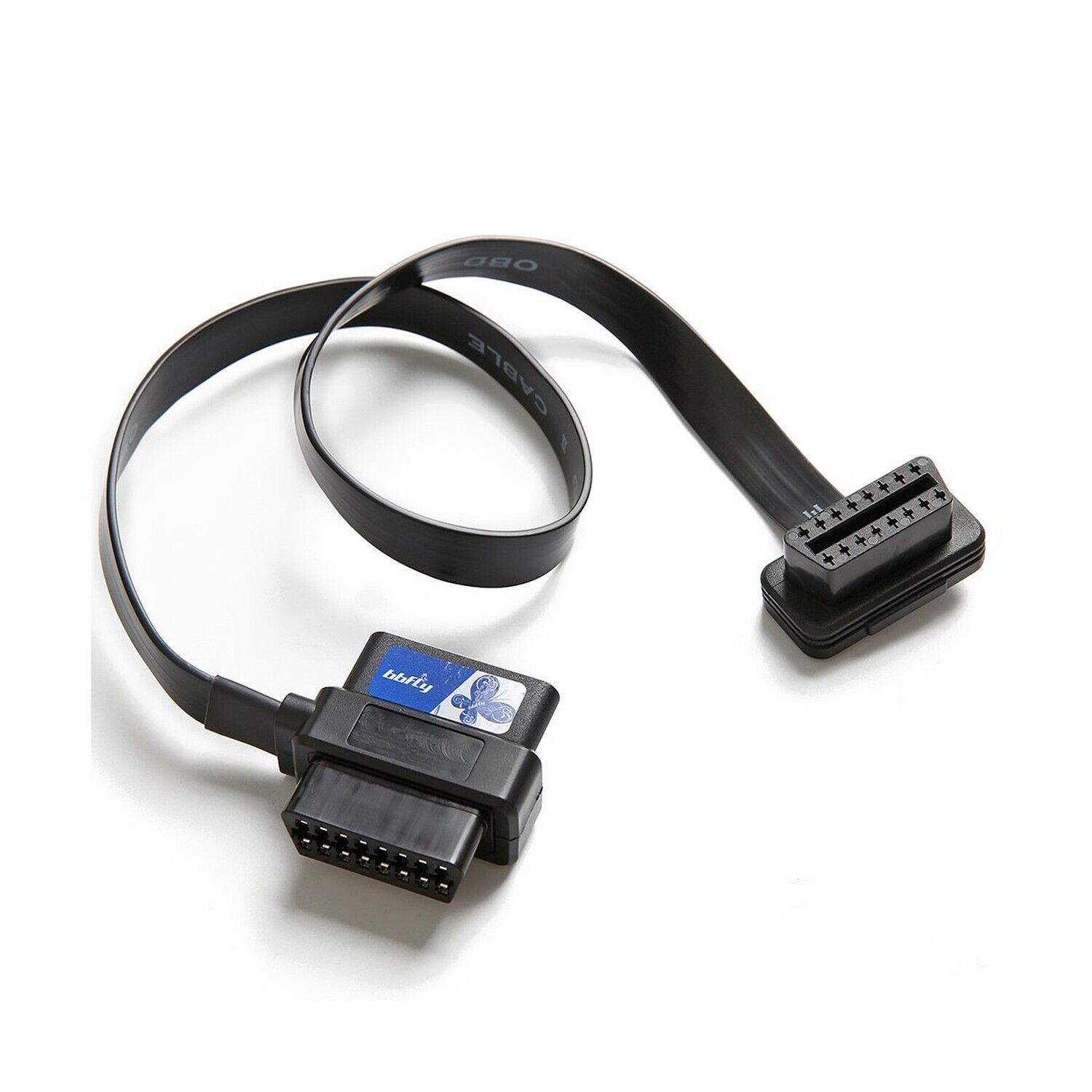 Bbfly-a9 Obd Ii Obd2 16 Pin Splitter Extension 1x Male And 2x Female Extensio...