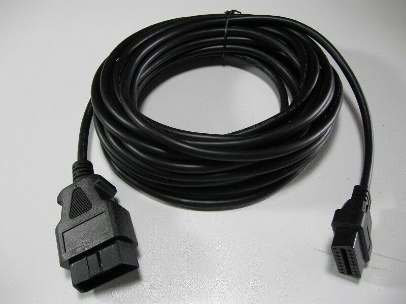 33 Foot feet/10M OBD2 OBDII 16 Pin Male & Female Extension Cable Diagnostic Cord