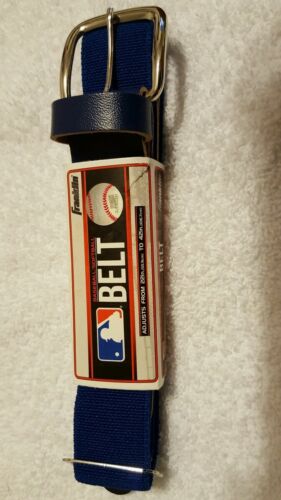 Franklin Sports Mlb Baseball Belt Blue Usa Seller Free Shipping 22" 42"