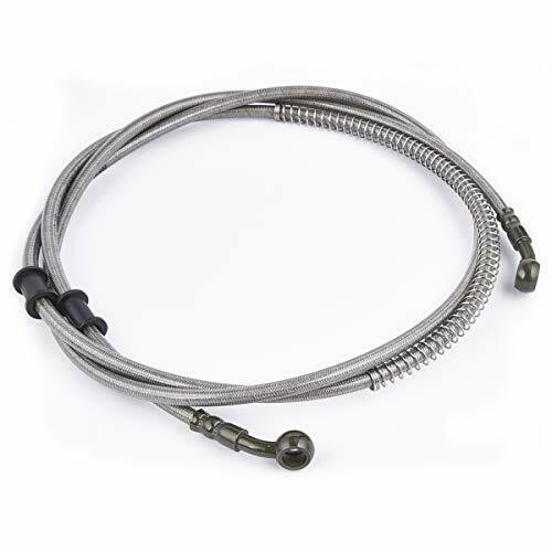 86" Stainless Braided Hydraulic Brake Hose Line Replacement For Scooter Atv Dirt