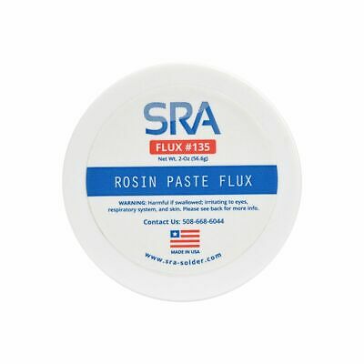 SRA Rosin Paste Flux #135 in a 2 oz Jar