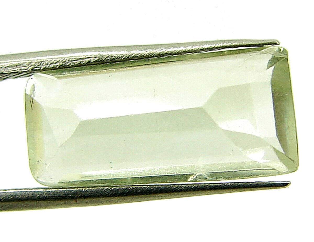5.95 Ct Natural Untreated Green Amethyst Loose Gemstone Ring Size Stone - R4467