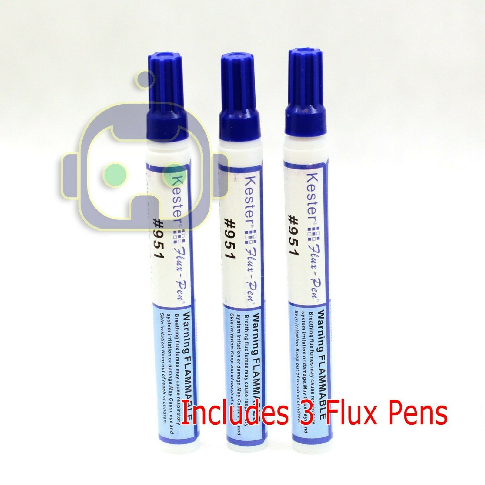 2pcs 951 Free-cleaning Soldering Flux Pen for Solar Cell & FPC/PCB 10ml Capacity