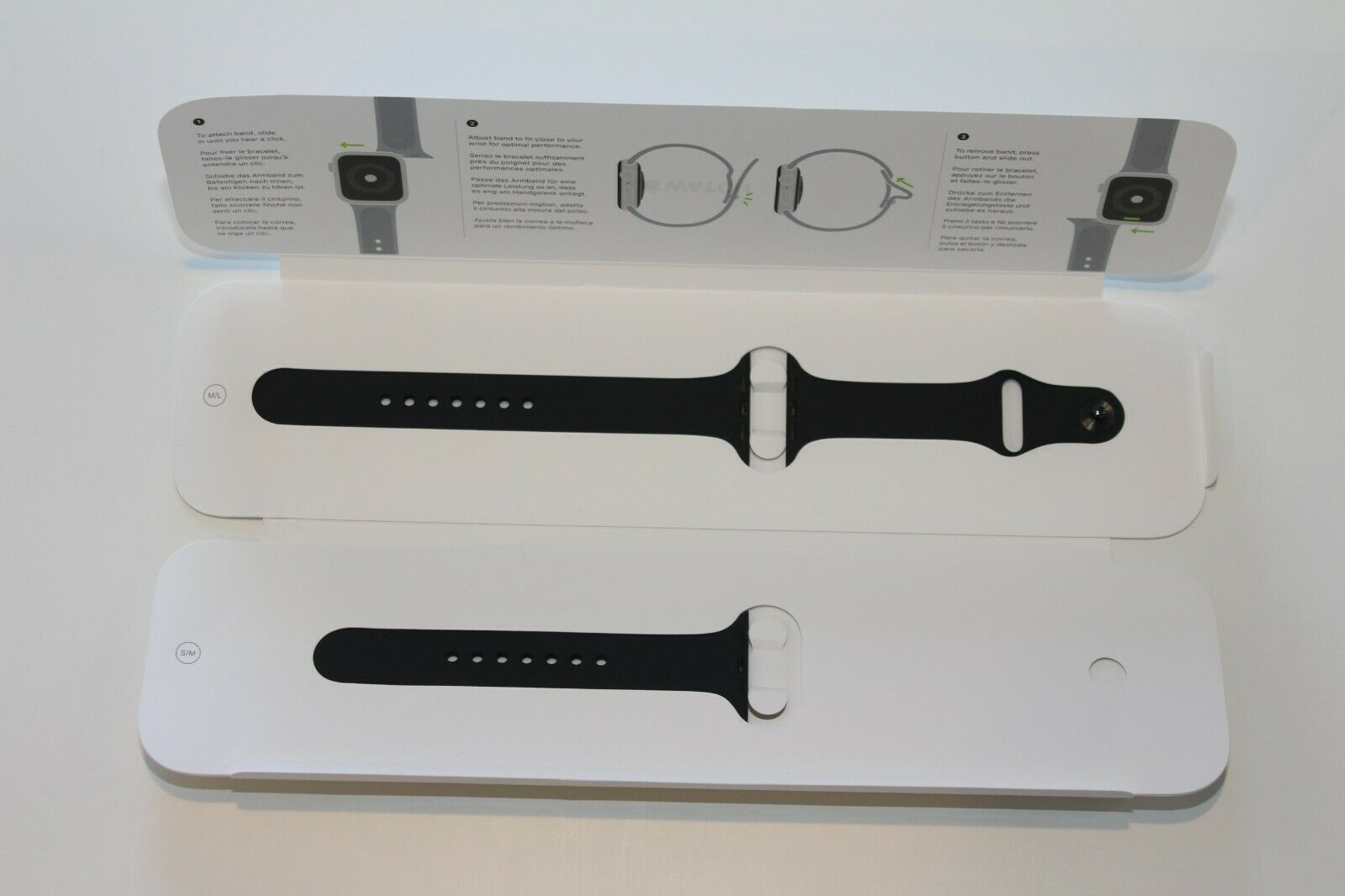 Genuine Apple Watch 44/42mm Sport Band Mtpl2am/a - Black Open Box