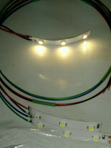 Warm White Led Strips On 24" Connector Plugs, Works With Woodland Scenics Hub