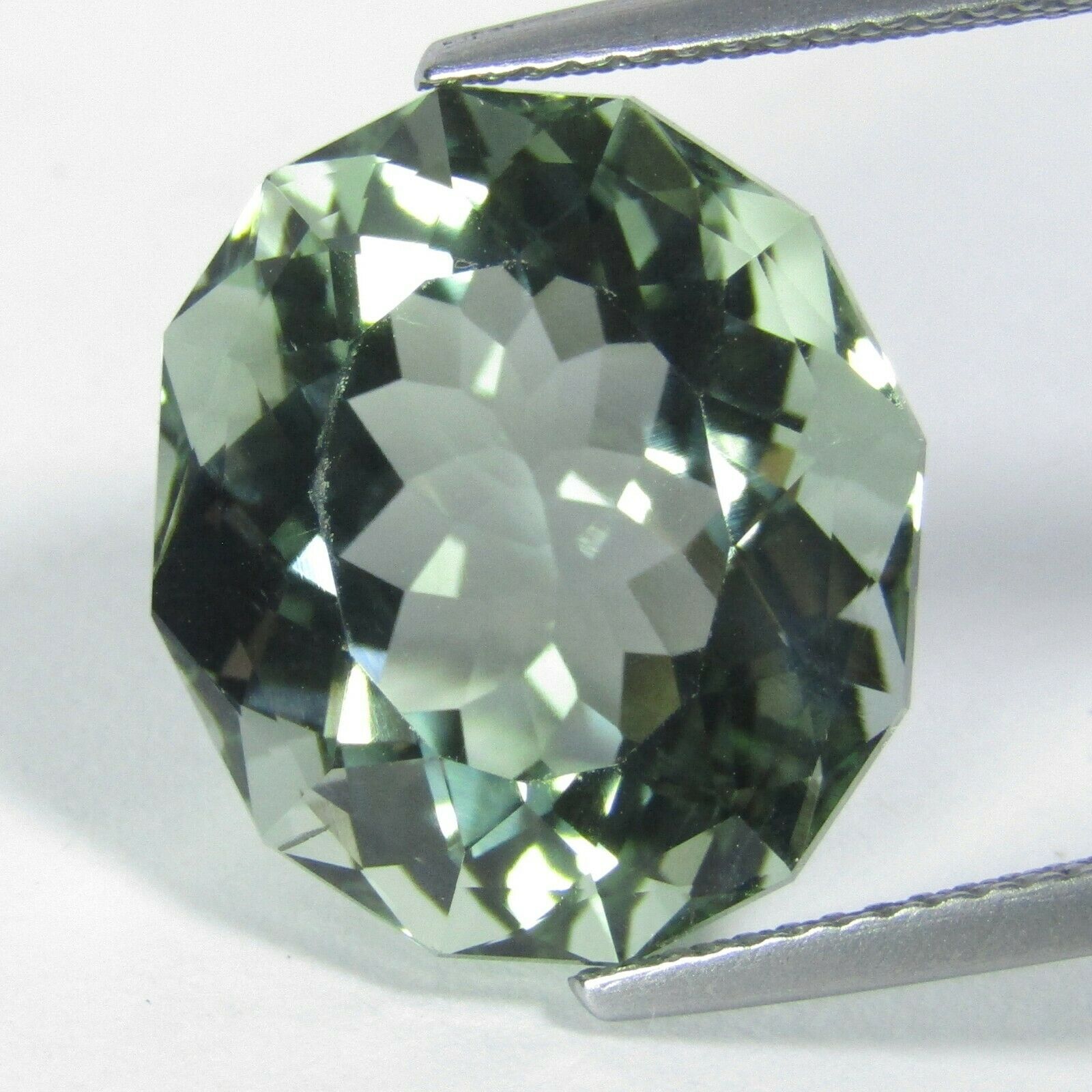 13.30Cts Natural Gorgeous Green Amethyst(Prasiolite) Oval Custom Cut Gemstone