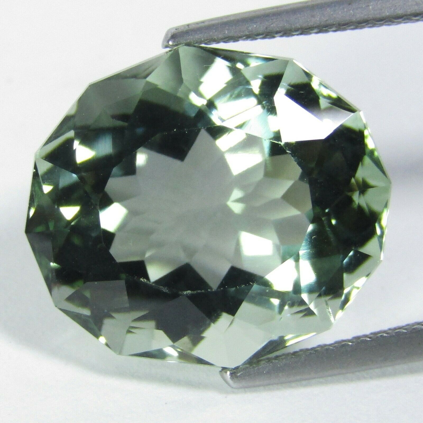 13.30Cts Natural Gorgeous Green Amethyst(Prasiolite) Oval Custom Cut Gemstone