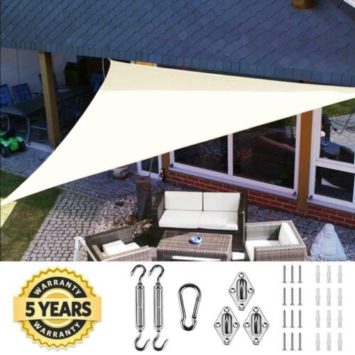 Quictent 18' 20' Triangle UV Block Pool Top Canopy Outdoor Patio Sun Shade Sail