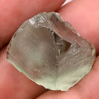 30Ct Deep Prasiolite(Green Amethyst) Rough 18x18x14mm Loose Gemstone RGAM01004