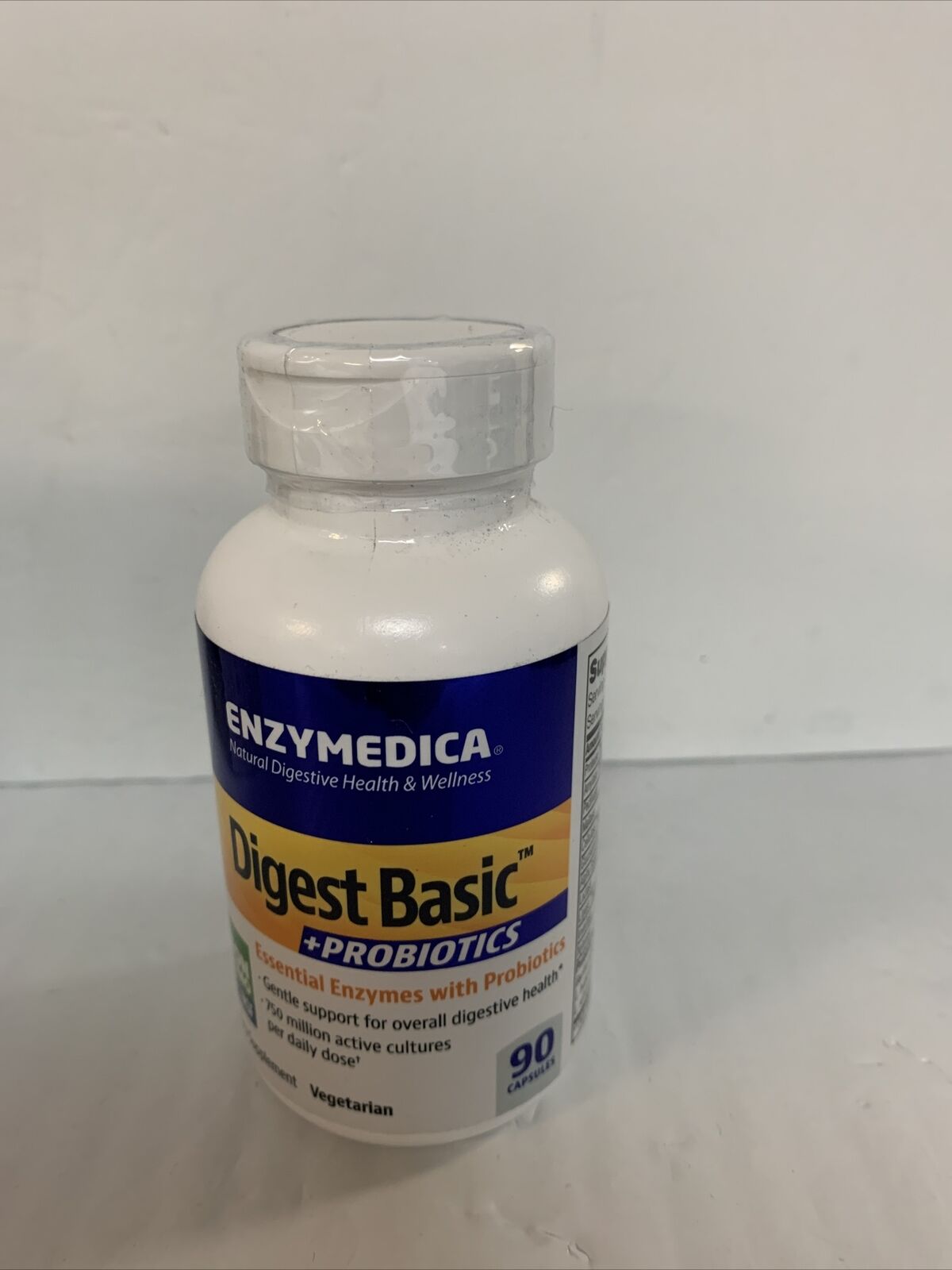 Enzymedica Digest Basic  Probiotics 90 Capsules Nut Free, Casein-Free,