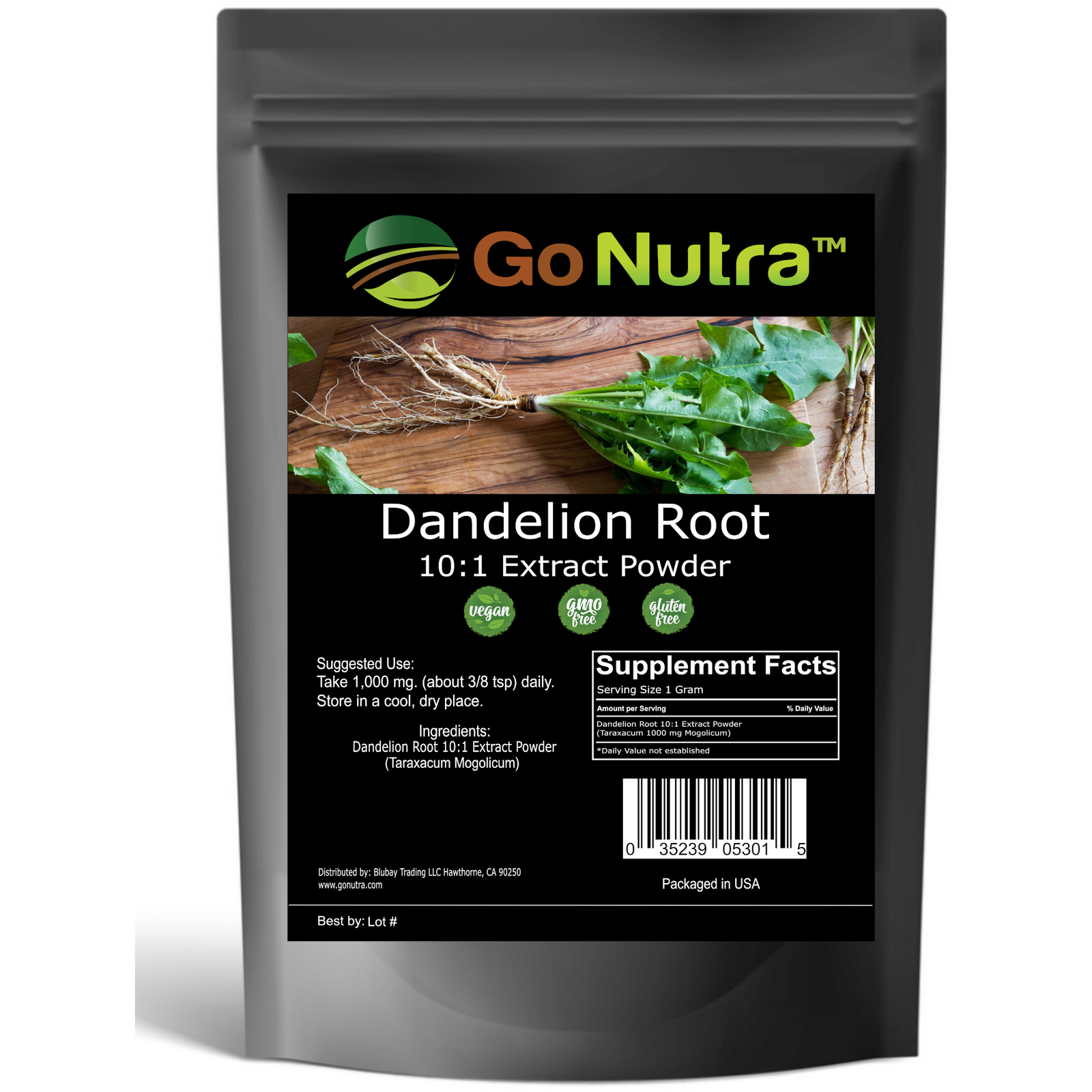 Dandelion Root Powder 10:1 Extract 10x Times Stronger Non-gmo 4oz | 1 Lb | 2 Lb