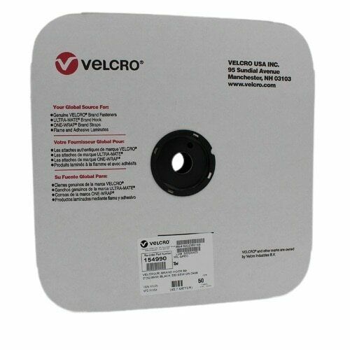 Velcro® Brand 2" Wide MIL-SPEC Black Hook and Loop Set - SEW-ON TYPE - 1 YARD