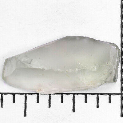 44Ct Medium Prasiolite(Green Amethyst) Rough 16x35x13mm Loose Gemstone RGAM01055