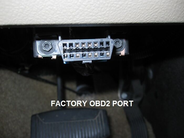 OBD2 OBDII Y split cable 24" 1 male/2 female low profile right angle Add-A-Port