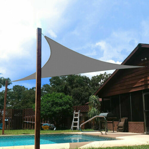 Waterproof Shade Sail Patio Awning Outdoor Garden Pool Sun Canopy Shelter Cover