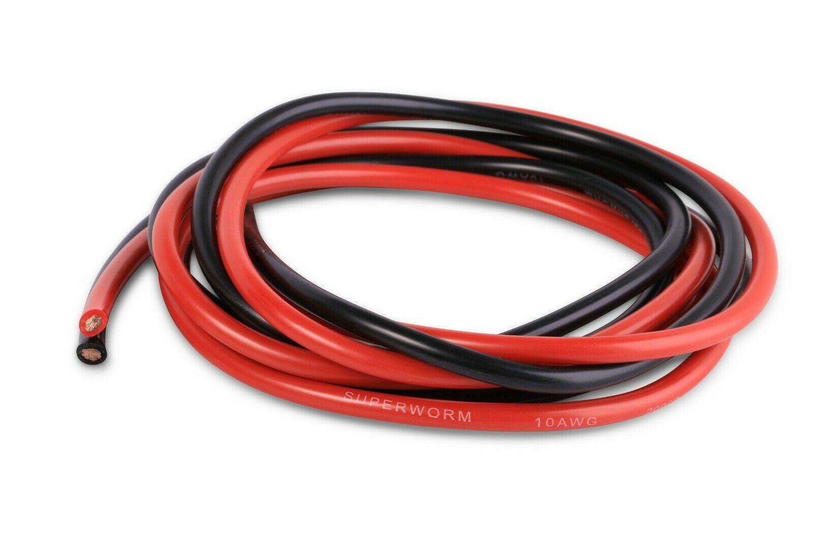 10 Gauge Silicone Wire 10 feet - 10 AWG Silicone Wire - Flexible Silicone Wire