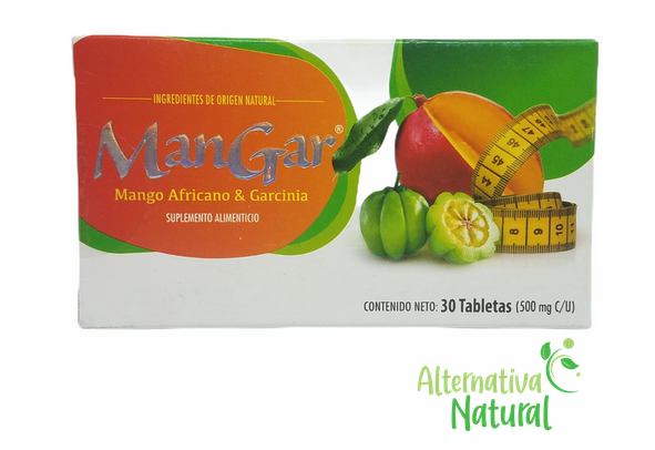 Mangar! 30 Tabletas 500 Mg Mango Africano & Garcinia Gambogia
