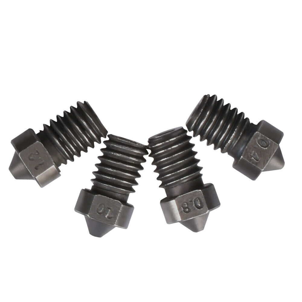BIQU Hardened Steel V6 Nozzles M6 E3D Nozzle 1.75mm 0.4/0.5/1.5MM For 3D Printer