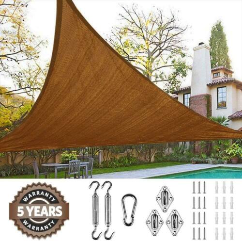 Quictent 18' 20' Triangle UV Block Pool Top Canopy Outdoor Patio Sun Shade Sail