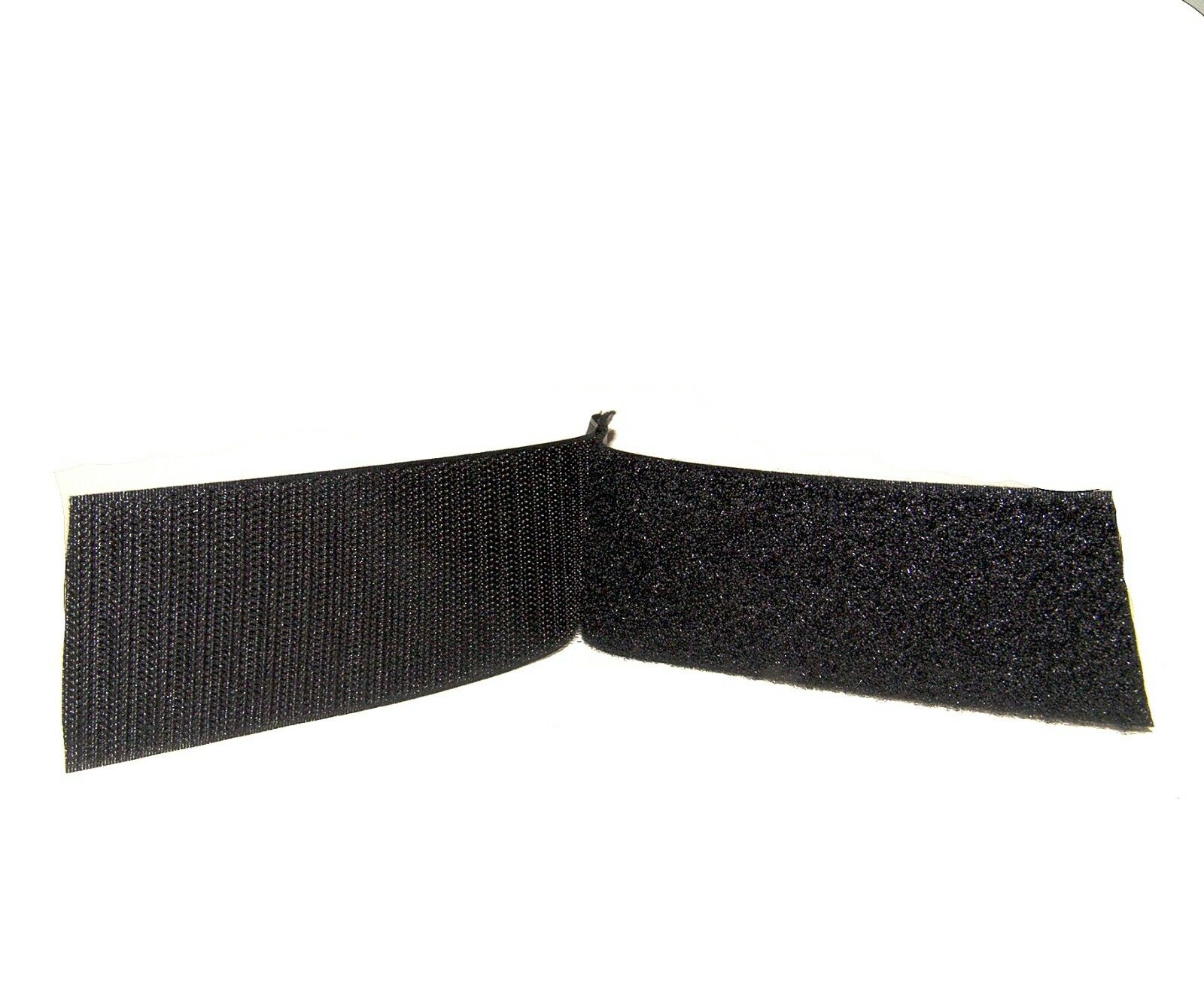 Velcro 2" Inch, Hook & Pile Tape, Black, Sew-on Type, 12 Inch Lengths Uncut