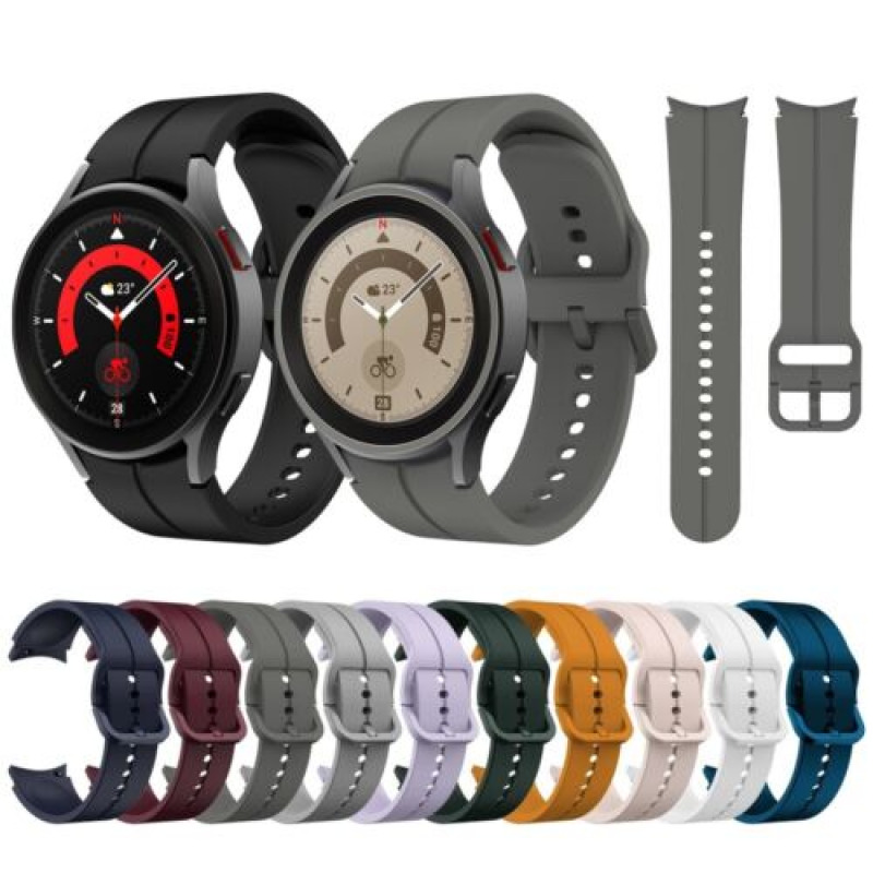 Strap Silicone Fitness Wrist Band For Samsung Galaxy Watch 5 / 5 Pro 1x