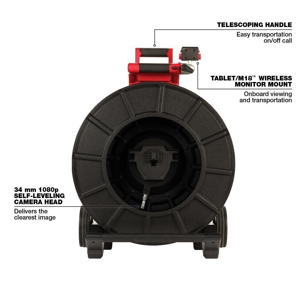 Milwaukee 2974-20 M18 200' Pipeline Inspection Reel (tool Only)