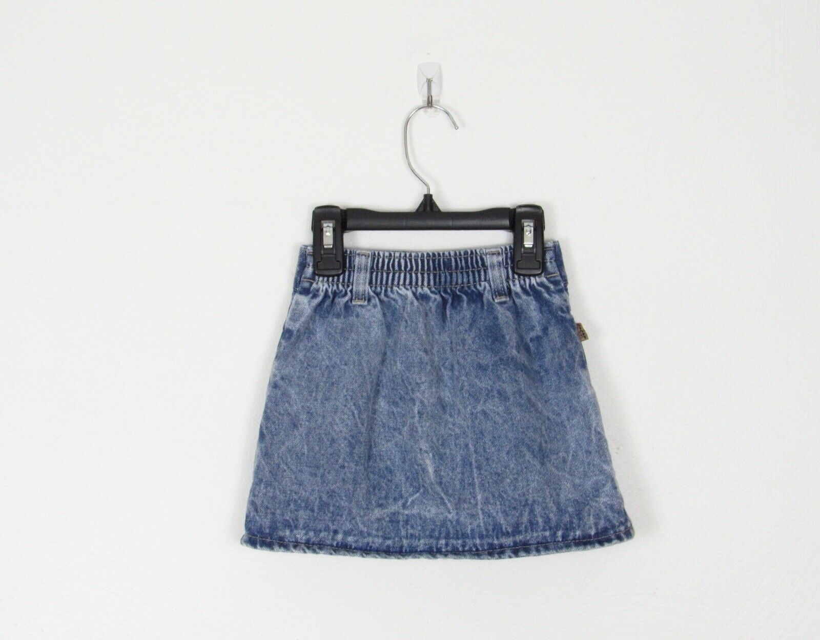 Girl's Vintage 80s Levi's Jean Skirt / Blue Stonewashed Denim / Toddler Size 3T