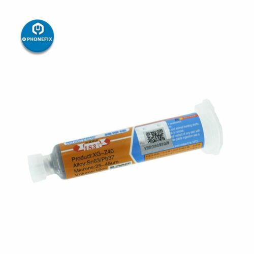 Mch Xg-z40 10ml Syringe Tube Solder Paste Flux Sn63/pb37 25-45um Paste Tin Cream